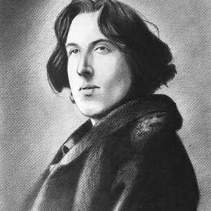 Oscar Wilde Portrait Print Only