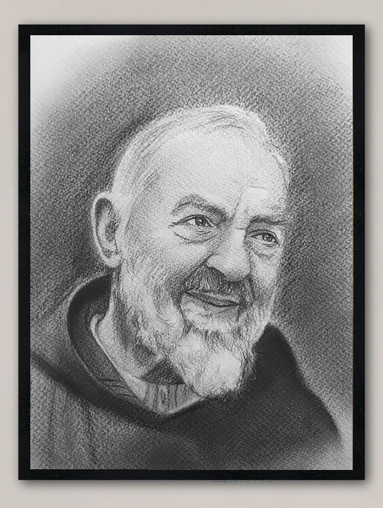 Padre-Pio-framed