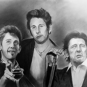 Shane MacGowan Portrait Print Only