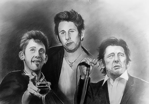 Shane MacGowan Pencil Portrait