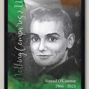 Sinead O'Connor Nothing compares to u Print Framed