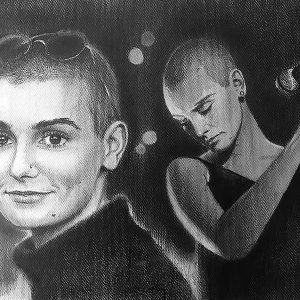 Sinead  O'Connor Portrait Print Only