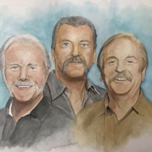 Original Wolfe Tones Portrait Framed