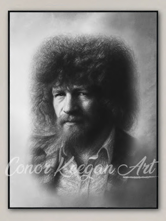 Luke Kelly Portrait Art Print Gift Framed