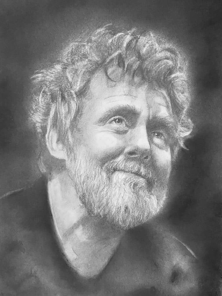 Irish art prints Glen Hansard Pencil Portrait